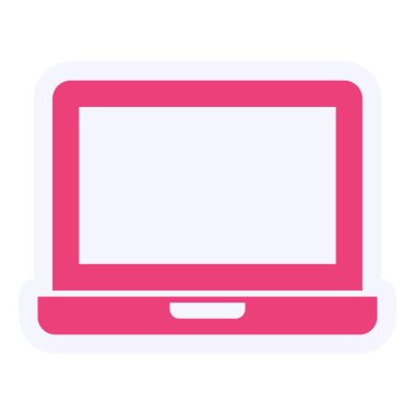 Bilgisayar. Web simgesi vektör illüstrasyonu