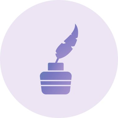 Inkwell . web icon simple design