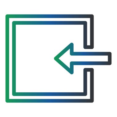 vector illustration of modern Import  icon
