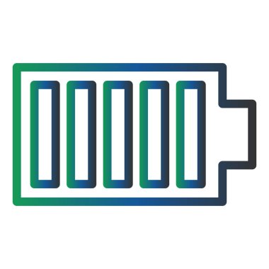 web icon simple illustration of Battery