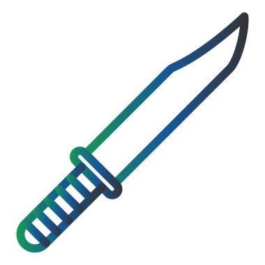 Bıçak. Web simgesi basit illüstrasyon