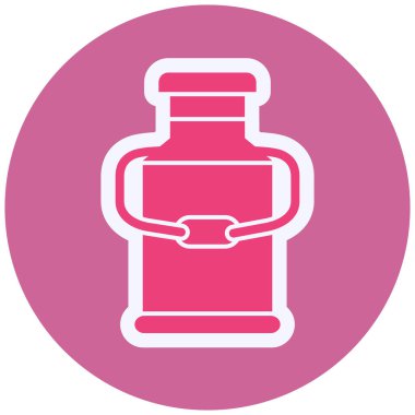 Süt kutusu. Vektör illüstrasyonu