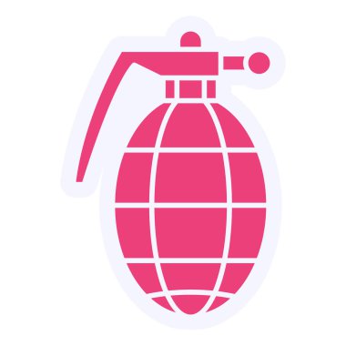 El bombası Vektörü Kabartma Simgesi Tasarımı