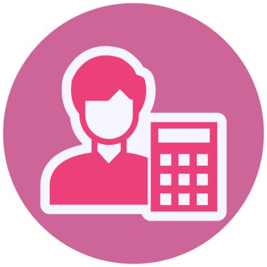 kullanıcı. Web simgesi basit illüstrasyon