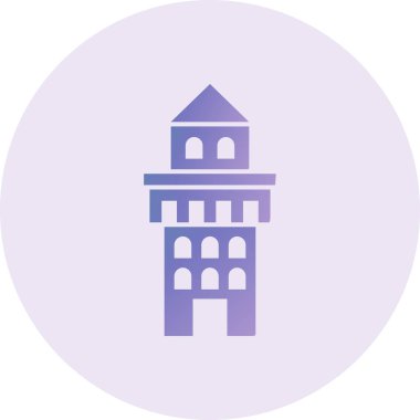 Giralda simge vektör illüstrasyonu