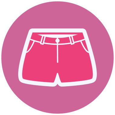 color vector icon illustration of casual apparel 