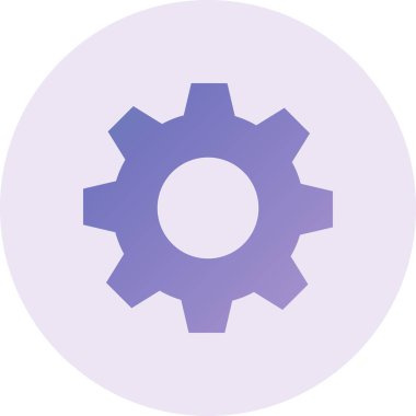 Ayarlar. Web simgesi basit illüstrasyon