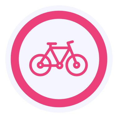 Bisikletin vektör illüstrasyonu