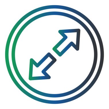 ok simgesi vektör illüstrasyonu