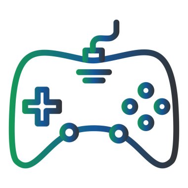 Oyun kolu. Web simgesi basit illüstrasyon