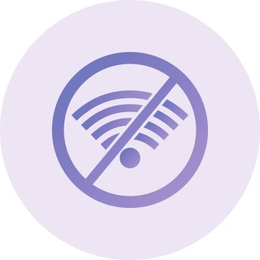 Bağlantısı kesilmiş modern simge vektör illüstrasyonu