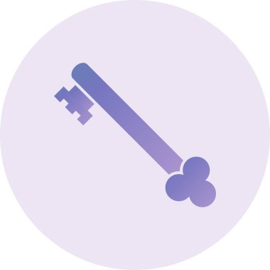 Anahtar. Web simgesi basit illüstrasyon 