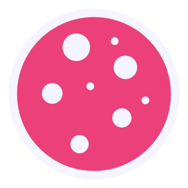 Ay. Web simgesi basit illüstrasyon