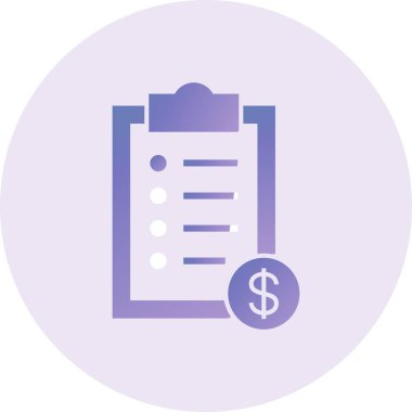 belge simgesi vektör illüstrasyonu