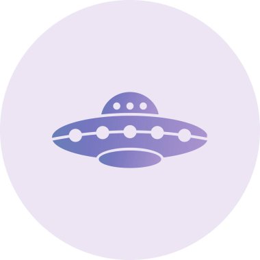 ufo. Web simgesi basit illüstrasyon