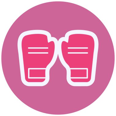 Eldiven. Web simgesi basit illüstrasyon