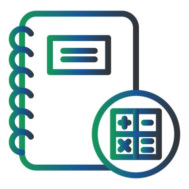 Kitap simgesinin vektör illüstrasyonu 