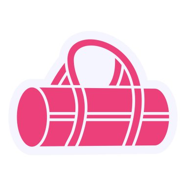 Bir spor simgesinin vektör illüstrasyonu