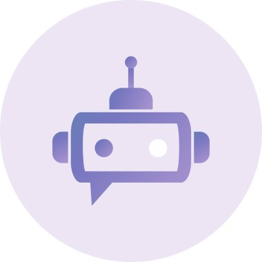 chat web icon simple illustration 