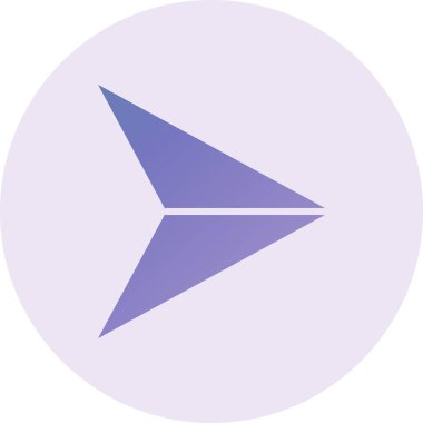 ok simgesi, vektör illüstrasyonu