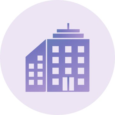 Bina. Web simgesi basit tasarım