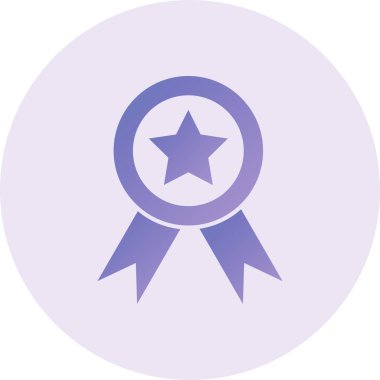 web icon, simple illustration of Award
