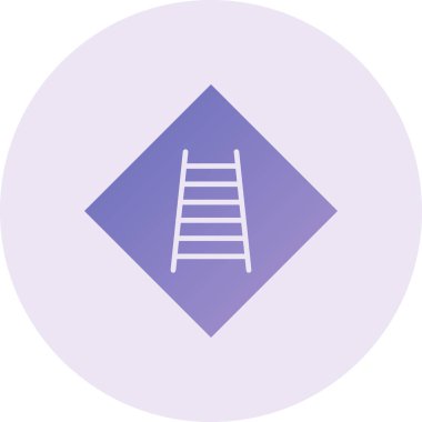 road sign. trendy flat color design icon template for web mobile apps 