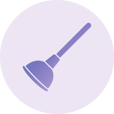 Modern fırça simgesinin vektör illüstrasyonu