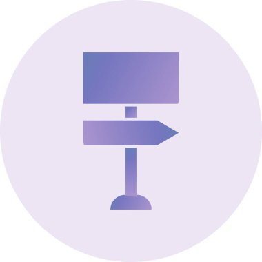 Modern simge vektör illüstrasyonunu imzala