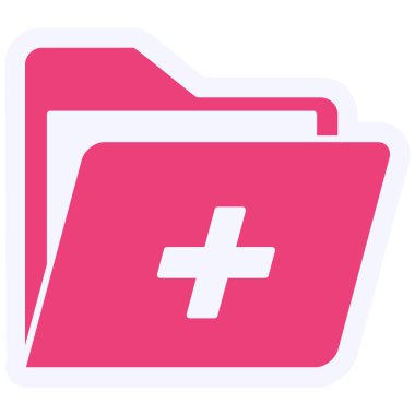 folder web icon. simple illustration