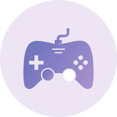 Oyun kolu. Web simgesi basit illüstrasyon