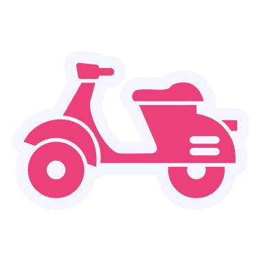 Mobilet. Web simgesi basit illüstrasyon