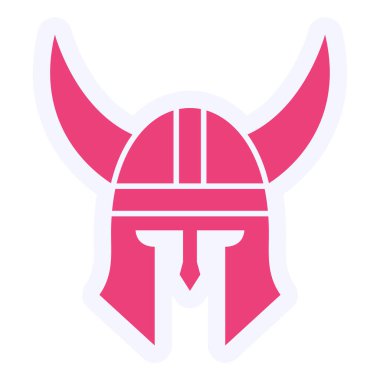 Viking Helmet. web icon simple illustration