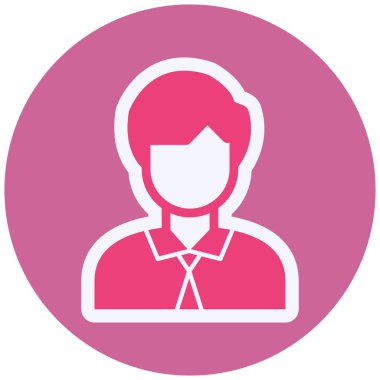 avatar. Web simgesi basit illüstrasyon