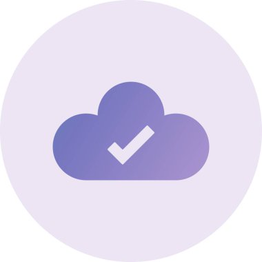 cloud storage technology. web icon simple design