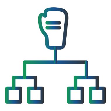 şebeke. Web simgesi basit illüstrasyon