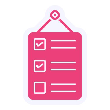 To Do List, clipboard. web icon simple illustration