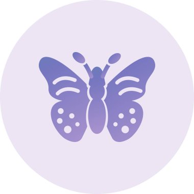 vector illustration of butterfly icon 