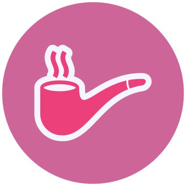 Sigara piposu. Web simgesi
