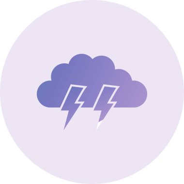 bulut simgesi, vektör illüstrasyonu