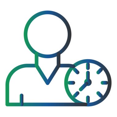 zaman yönetimi vektör simgesi