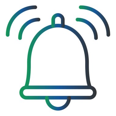 Zil. Web simgesi basit illüstrasyon