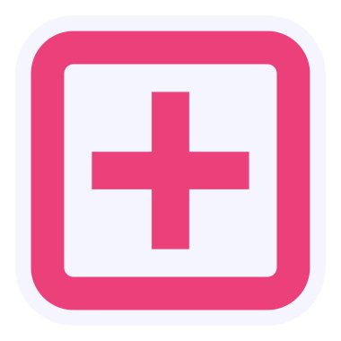 Hastane Simgesi Vektör İllüstrasyonu