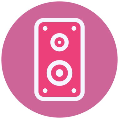 Hoparlör simgesinin vektör illüstrasyonu