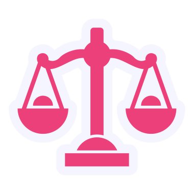 Balance vector icon for personal and commercial use