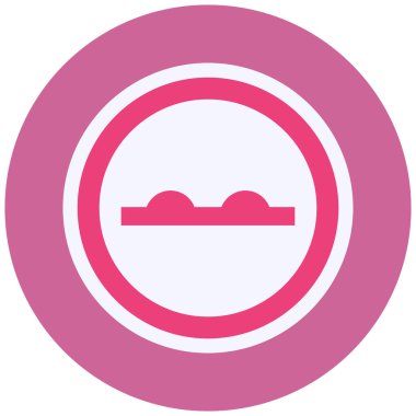 güzel pembe vektör simgesi