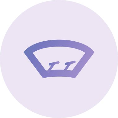 Rüzgâr Ekran Vektörü Şekil Simgesi Tasarımı 