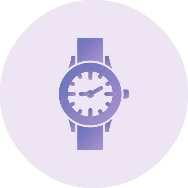 Kol saati ikon vektör illüstrasyonu