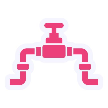 pipe icon. simple illustration of pipeline 