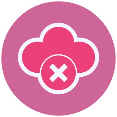 cloud storage technology. web icon simple design